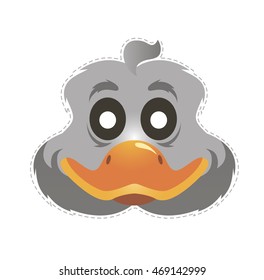 duck mask  for children's masquerade