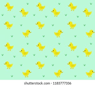duck pattern background