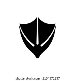 Duck paw print icon design. vector illustration