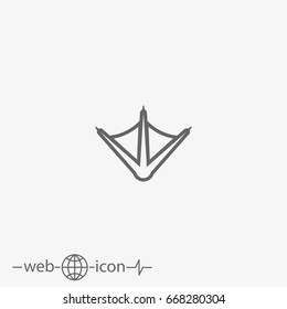 duck paw print vector icon