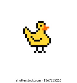 Duck pixel art