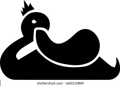 Duck queen illustration _ deserved iconic