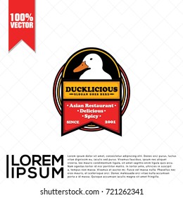 Duck Restaurant Logo