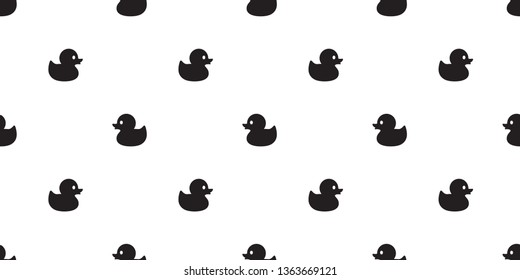 Duck Rubber Seamless Pattern Vector Ducky Stock Vector (Royalty Free ...