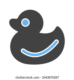 Duck, rubber, toy