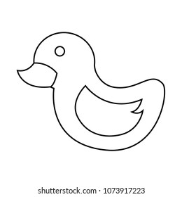 duck rubber toy children image