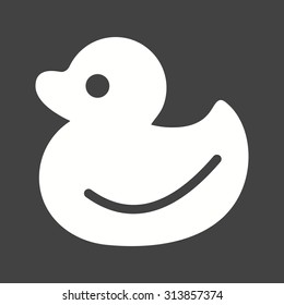 Duck, rubber, toy icon vector image.Can also be used for toy and games. Suitable for mobile apps, web apps and print media.