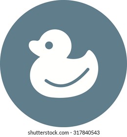 Duck, rubber, toy icon vector image.Can also be used for toy and games. Suitable for mobile apps, web apps and print media.