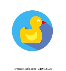 duck rubber vector bath toy cute fun