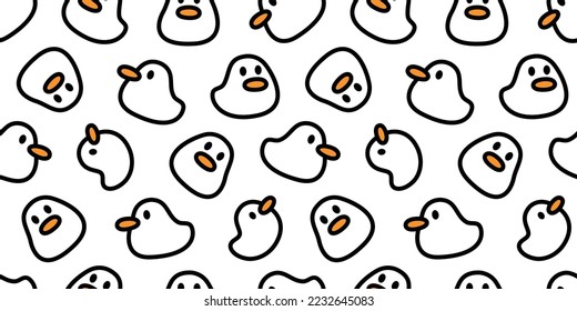 duck seamless pattern rubber duck shower bathroom bird chicken vector cartoon pet scarf isolated gift wrapping paper animal tile wallpaper repeat background doodle illustration design