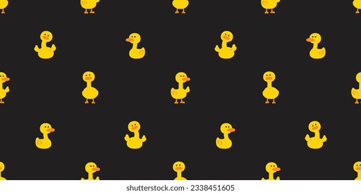 duck seamless pattern rubber duck shower bathroom toy chicken bird vector pet wrapping paper scarf isolated doodle cartoon animal farm tile wallpaper repeat background illustration design