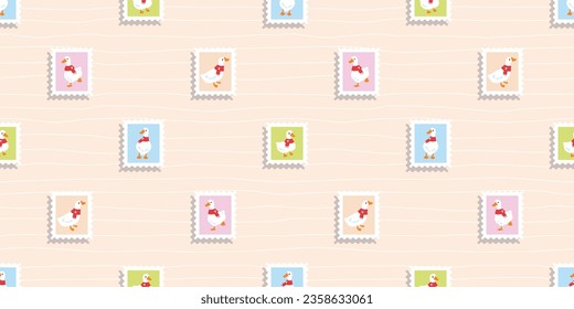 duck seamless pattern stamp sticker rubber duck shower bathroom toy chicken bird vector pet wrapping paper scarf isolated doodle cartoon animal farm tile wallpaper repeat background illustration desig