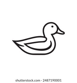 duck silhouettes, Lake Ducks Vector Silhouette, Duck silhouettes, duck vector collection, various poses, black isolated figures
