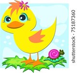 Duck with a Snail