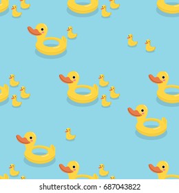 duck swim ring pattern