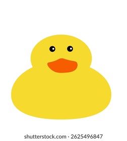 duck for swimming on a white background,