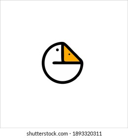 Duck Symbol Logo. Vektorgrafik.