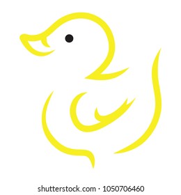 Duck symbol vector