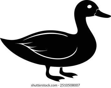 duck  this is a editable eps file vector sellout illustration