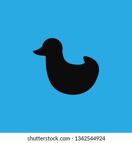 duck toys icon vector