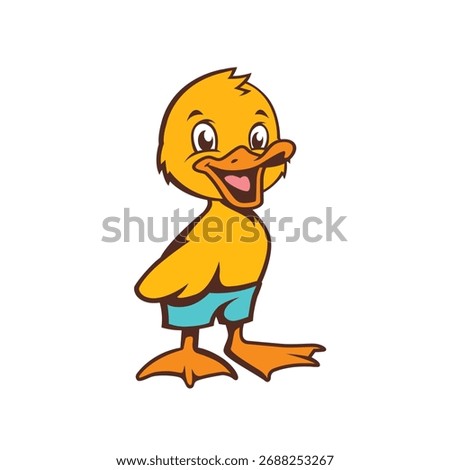duck vector abstract logo modern style
