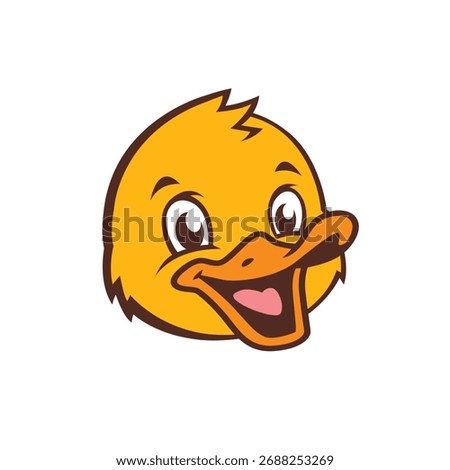 duck vector abstract logo modern style