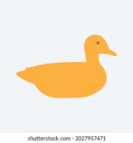 Duck vector art design illustration