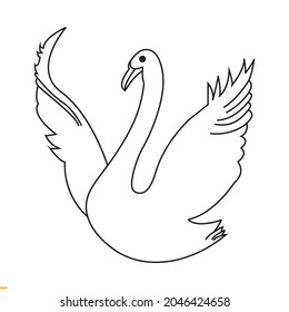 Duck Vector Art Graphics Template For Business And Company
