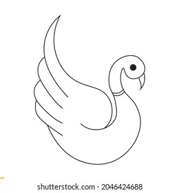 Duck Vector Art Graphics Template For Business And Company