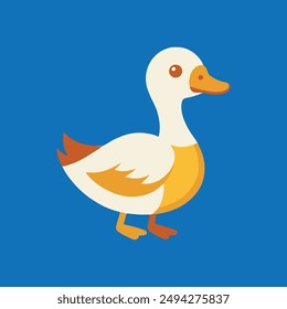A duck vector art illustration 