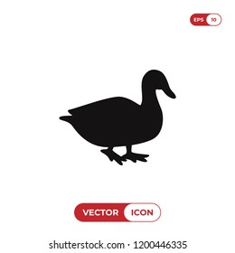 Duck vector icon