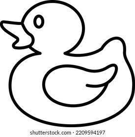 Duck vector icon. Can be used for printing, mobile and web applications.