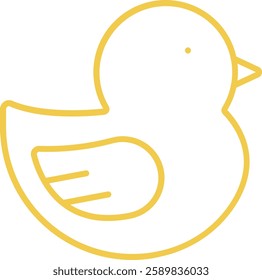 Duck vector icon. Can be used for printing, mobile and web applications.