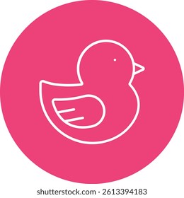 Duck vector icon. Can be used for printing, mobile and web applications.