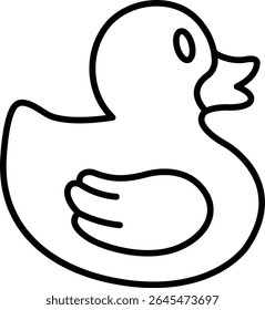 Icono de Vector de pato. Se puede utilizar para aplicaciones de impresión, móviles y de Web.