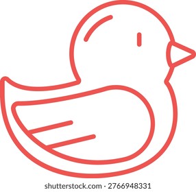 Duck vector icon. Can be used for printing, mobile and web applications.