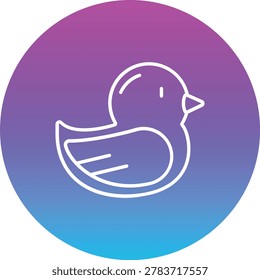 Duck vector icon. Can be used for printing, mobile and web applications.