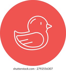 Duck vector icon. Can be used for printing, mobile and web applications.