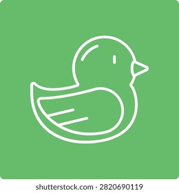 Duck vector icon. Can be used for printing, mobile and web applications.