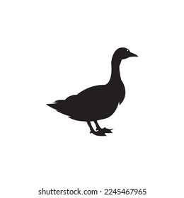 duck vector icon illustration logo design