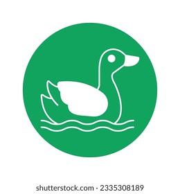 Duck Vector icon which can easily modify or edit

