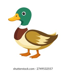 Duck Vector Illustration Design Icon