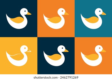 Duck vector illustration for digital projects