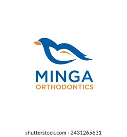 duck vector illustration for an icon,symbol or logo. duck logo	