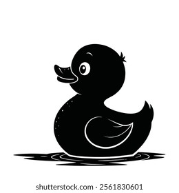 Duck Vector illustration isolated on white background