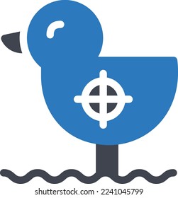duck Vector illustration on a transparent background. Premium quality symmbols. Glyphs vector icons for concept and graphic design. 
