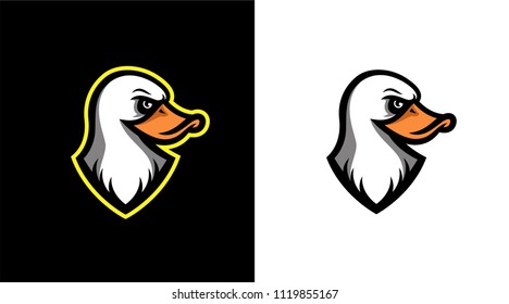 Duck vector logo mascot