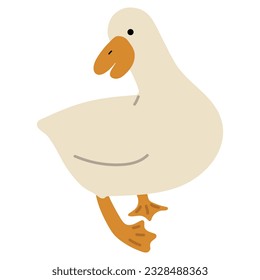 Tapón blanco 11 lindo en un fondo azul, ilustración vectorial