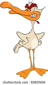 Duckling. Cartoon