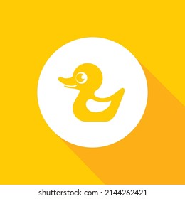 The duckling icon for the bath. A toy.